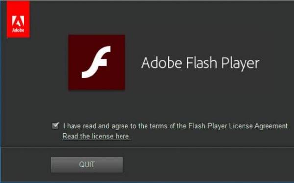 Adobe Flash Player captura de tela