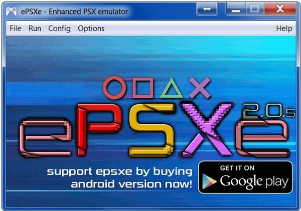 ePSXe captura de pantalla