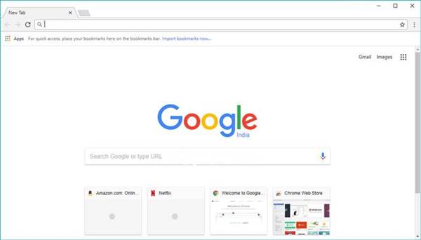 Google Chrome captura de pantalla